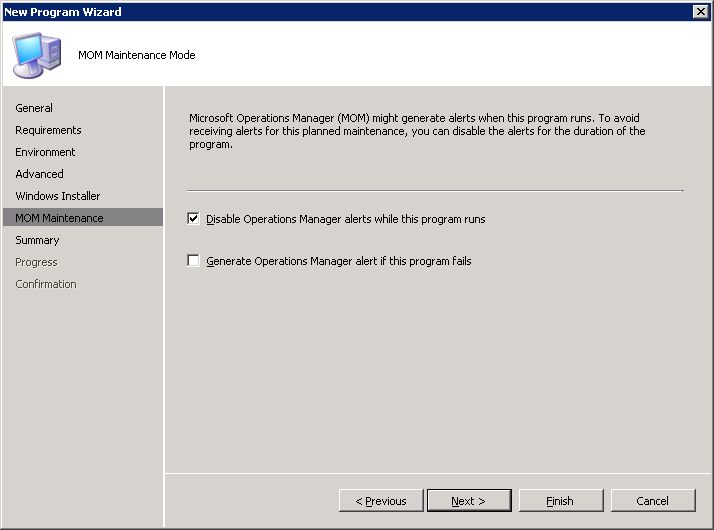 Applikasjoner i SCCM Side 16 av 25 Velg kun Allow this program to be installed from the Install Software task sequence without being advertised.