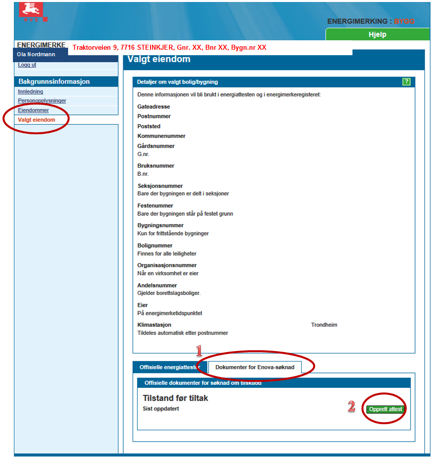 registreringen,