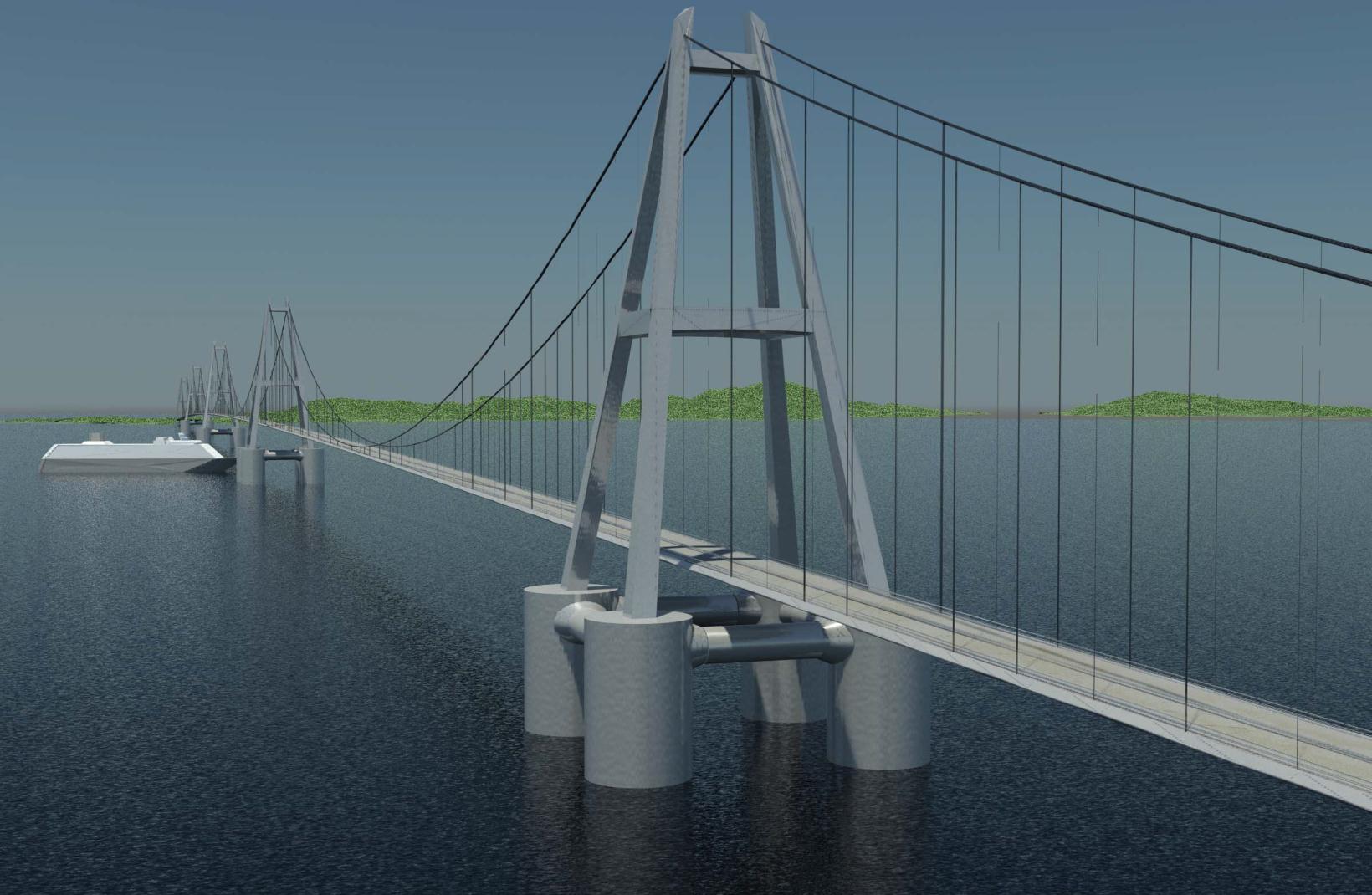 Fjord Crossings Component Bridge Concept for The Boknafjord in Rogaland Multi-Span Suspension Bridge on Floating Foundations