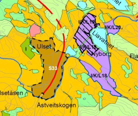 1.2 Planer for byutviklingen i Åsane 1.2.1 Kommuneplan og kommunedelplan Vurdering av løsninger for Bybanen i Åsane sentrale deler tar utgangspunkt i foreliggende status og utviklingsplaner i området.