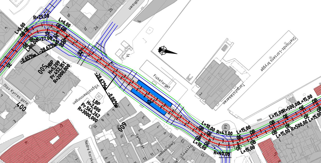 høringsfasen, er det naturlig å inkludere banens sving ved Finnegården. Arkeologi, geoteknikk og arkeologi ved Finnegården er imidlertid detaljert beskrevet i tilleggsnotat nr.