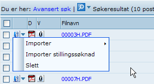 12.3 Etter importen Etter at importen er gjort vil saksmappen du importerte til bli åpnet i ephorte og du kan kontrollere at journalføringen ble korrekt og gjøre eventuelle tilleggsregistreringer. 12.