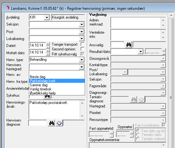 Hvordan skal opplysningene registreres?