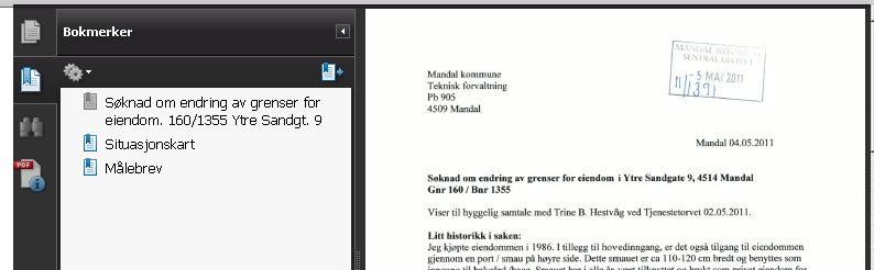 Klikk på Send kopi og fyll ut epost-bildet NB. Sending av store filer over 30 MB, selve lenken (URL-adressen) settes inn i mailen og vedlegget fjernes. Lenken kopieres når sammenstilling av dok.