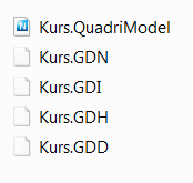 Fyll ut med prosjektnavn Kurs, bla til katalog C:\Novapoint19DCM_Kurs. Permens navn blir satt til samme navn som Quadri-modellen, Kurs. 3.