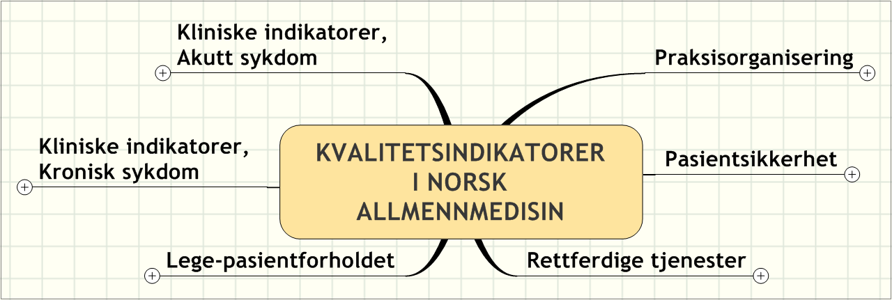 Allmennmedisinske kvalitetsindikatorer Prosjekt (2003 2006) ledet av Randi Kasin,