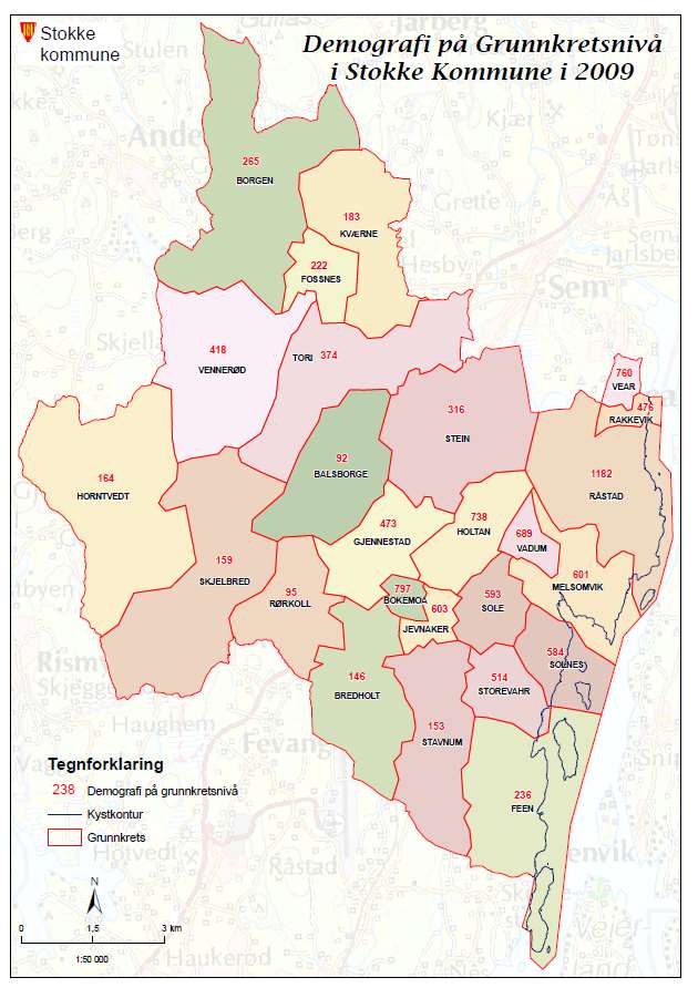 Alternativ 7: Fisjon Grunnkrets er en mindre geografisk enhet som brukes for å arbeide med og presentere regionalstatistikk.