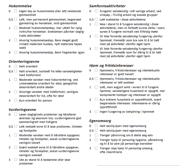 skal ha observert pasienten i minst 4 uker Skal kun tas hensyn til