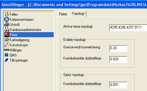 5. SJEKK, RETT OG EKSPORTER DATA 5.1. Sjekk og rett geometri, topologi og flater Før konvertering til SOSI og overlevering til Kartverket / Skog og landskap, må GIS/LINE-basen være mest mulig feilfri.