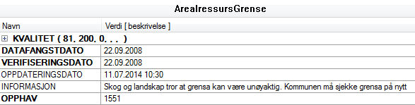 Dette gjelder spesielt etter at Skog og landskap har utført nytt periodisk ajourhold. Skog og landskap vil informere kommunen nærmere om dette når det periodiske ajourholdet er ferdig.