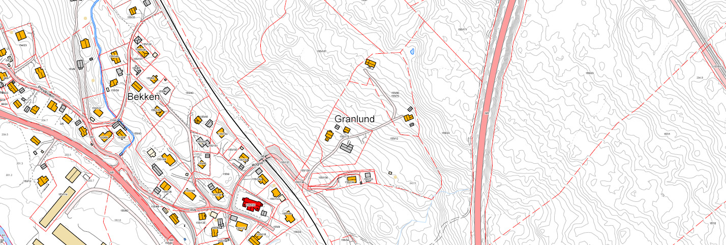 planområdet Oversiktskart