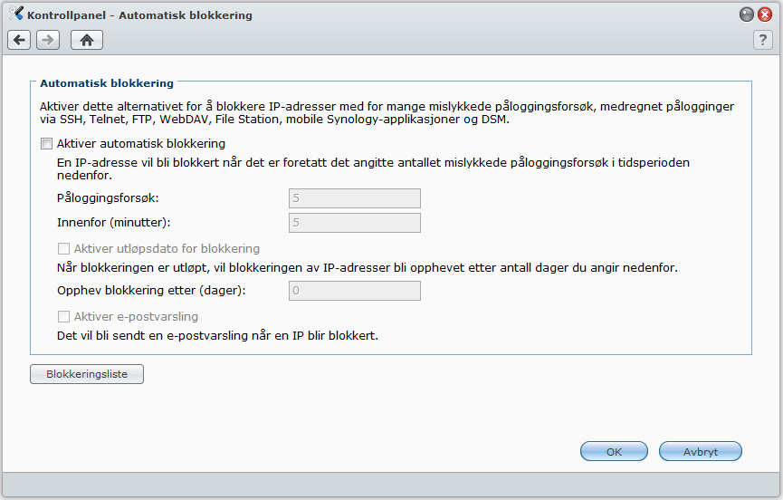 Velg fra en liste over innebygde programmer: Merk av systemtjenestene som skal inkluderes i regelen. Tilpass: Angi type og protokoll for porten, og angi det tilpassede portnummeret.