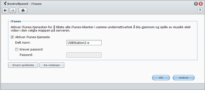 Forbedre DMA-kompatibilitet I DMA-kompatibilitet-seksjonen kan du forbedre DMA-kompatibilitet for å sikre at multimediainnholdet på USB Station 2 spilles av jevnt på DMA-enhetene dine.