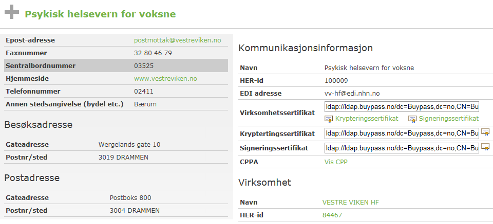 sendes med ved elektronisk meldingsutveksling. Feltet skal kun inneholde stedsangivelsen og skal benyttes der det gir avsender relevant tilleggsinformasjon om geografisk lokasjon.