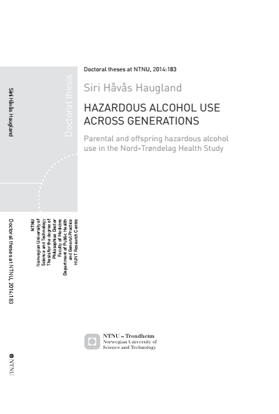 HAZARDOUS ALCOHOL USE ACROSS GENERATIONS Parental and