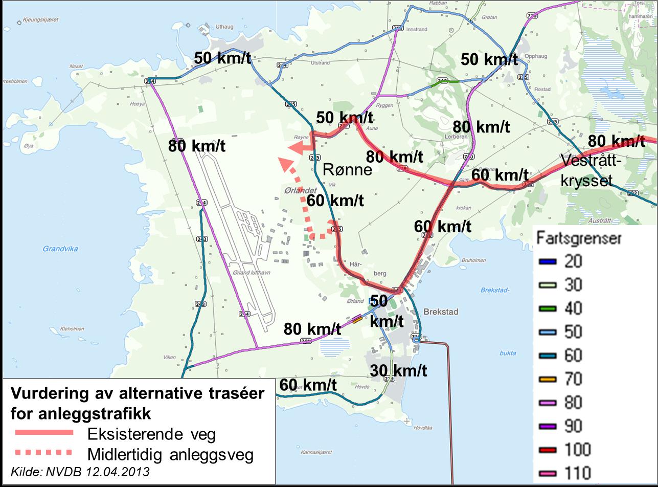 50 km/t 50 km/t 80 km/t 50 km/t 80 km/t Rønne 80 km/t 60 km/t 80