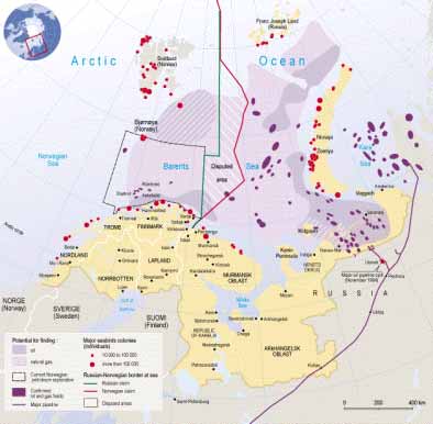 Figur 31. Det er svært sannsynlig at man vil finne mer olje og gass i Barentshavet i fremtiden.