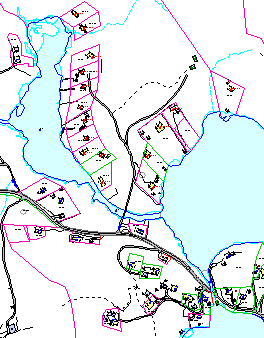 Merknad: På økonomisk kart er navnet Panka brukt som navn området i enden av vegen.