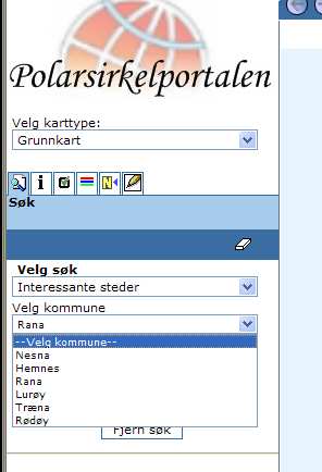 Velg kommune : Nesna, Hemnes, Rana, Lurøy, Træna eller Rødøy Fjern valgte markeringer.