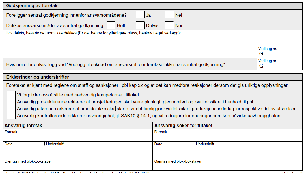 Søknad om