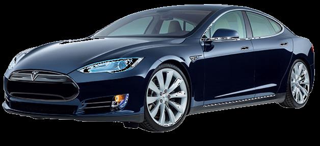 fikk levert en Tesla S i