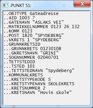 5: AVVIKSKONTROLL MATRIKKEL<>VEGNETT Kommuner som kun har matrikkeladresser kan se vekk fra dette kapittelet. Avvikskontrollen kjøres kun mot gateadresserte adresser.