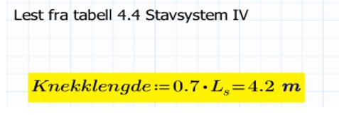 søylens lengde. Variasjonen i knekklengden skyldes variasjon i søylens lengde ved de forskjellige løsningene. I dette kapitlet har det blitt beskrevet den mest effektive løsningskombinasjon.