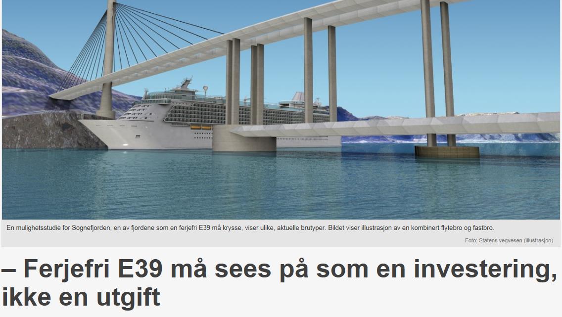 å bygge landet en ferjefri