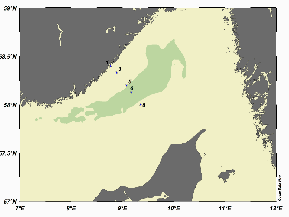 2.4 Beregning av ph og metningsgraden av kalsitt og aragonitt Data for A T og C T anvendes sammen med temperatur, dybde (trykk), saltholdighet, fosfat og kiselsyre i en kjemisk spesieringsmodell,