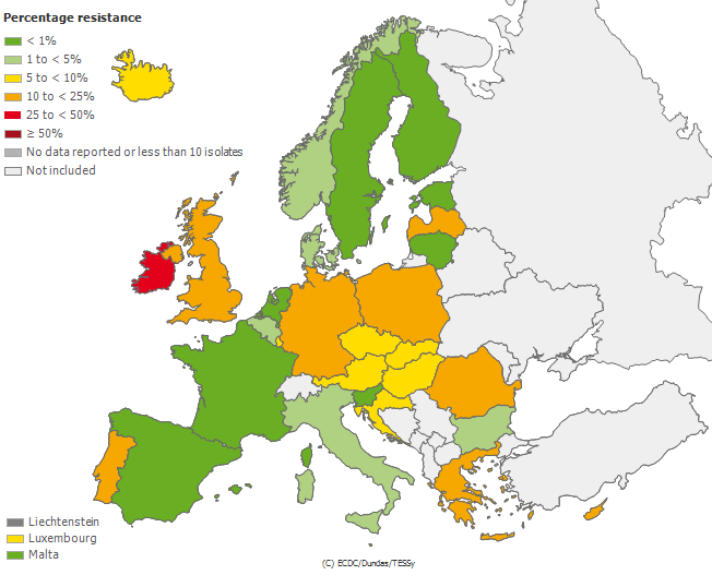 VRE i Europa Andel E.