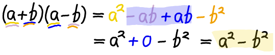 1.3 Kvadratsetningene og konjugatsetningen Lign.(1.17) har følgende spesialtilfeller: (a+b) 2 = a 2 +2ab+b 2 (1. kvadratsetning) (1.18) (a b) 2 = a 2 2ab+b 2 (2. kvadratsetning) (1.19) (a+b)(a b) = a 2 b 2 (konjugatsetningen) (1.