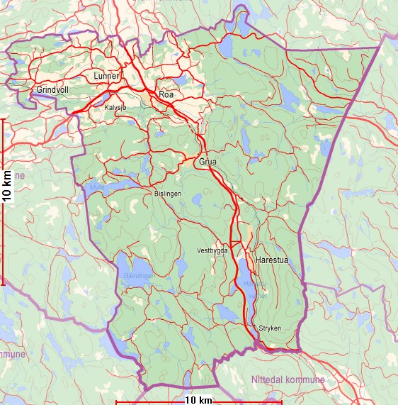 Sammendrag: Lunner Almenning ønsker å detaljregulere næringsområdet nordøst for rv.4 krysset på Harestua. Oppstartsmøte med kommunen ble avholdt 10.01.2013.