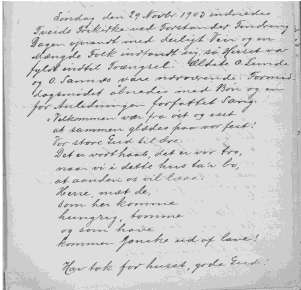 Den aller første adventsfesten i Tveit Frikirke i 1903 historie tekst: ASBJØRN ANDÅS Utdrag fra menighetsprotokollen 1903: Søndag 29.Novbr. 1903 indviedes Tveids Frikirke med Forstander Findreng.