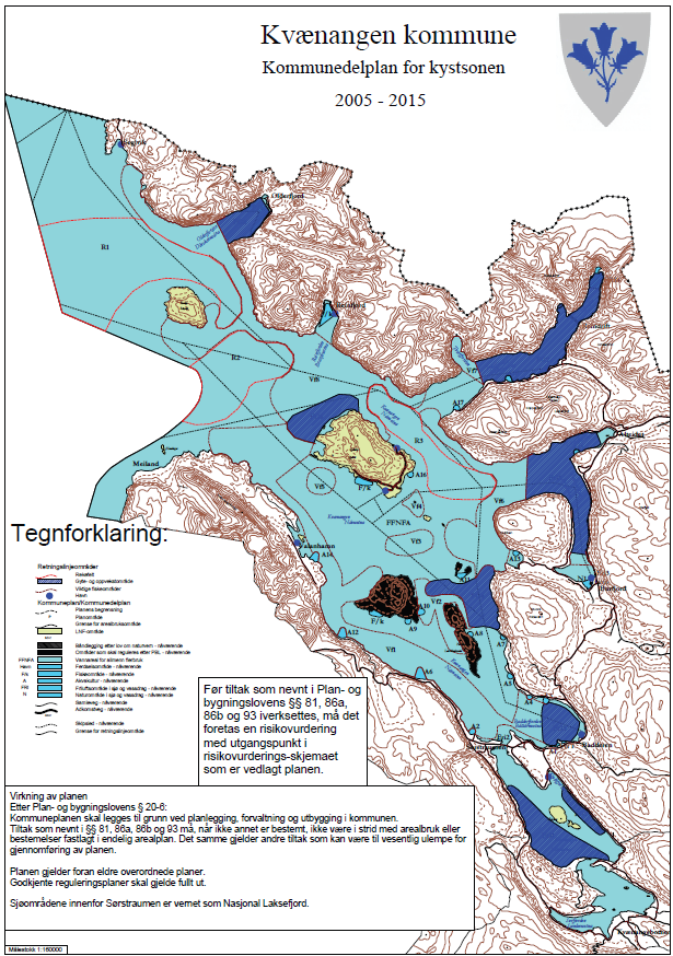 Kvænangen Kommune Planprogram tilknyttet rullering av kystsoneplanen 2.2 Kommuneplanen for Kvænangen kommunal planstrategi Kvænangen kommune har ikke utarbeidet kommuneplanens samfunnsdel.