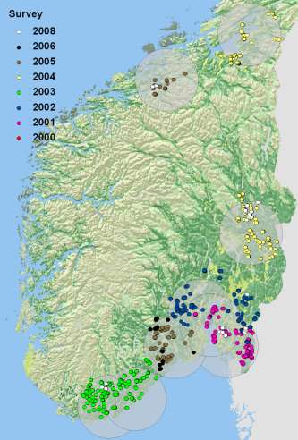 OK-program: Kartlegging av furuvednematode i Norge Overvåking av