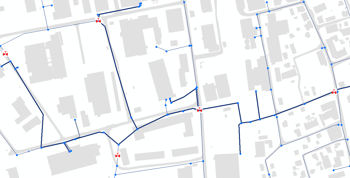 o Beregningene og analysene er basert på dagens ledningsnett samt nytt planlagt ledningsnett for Prestegårdsskogen. Dagens soneventiler mellom Sander og Fladstad nett åpnes (total 5 stykker).