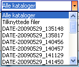 Kun dokumenter i PDF-format eller som lar seg PDF-konvertere vil her vises. Dokumenter som ikke kan konvererteres vil legges i en underkatalog.error til den korresponderende dokumentkatalogen.