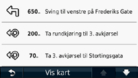 Trykk på Nullstill > Nullstill tripdata for å nullstille informasjonen på tripcomputeren. Trykk på Nullstill > Nullstill maks. for å nullstille den maksimale hastigheten.