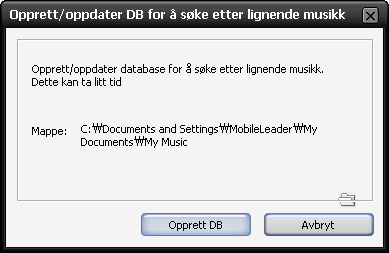 9.6.5. Oppdatere kode-db Du kan endre og lagre informasjonen for en musikkfil i Musikk. Oppdatere kode-db 1 Under Musikk velger du en musikkfil i Bibliotek-mappen.