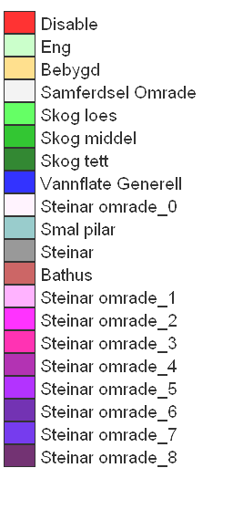 2.2.5 Oppbygging av en samlet modell og fastleggelse av friksjonsfaktorer For å kunne modellere kampesteinene geometrisk, settes det opp et svært finmasket beregningsnett for elvestrengen.