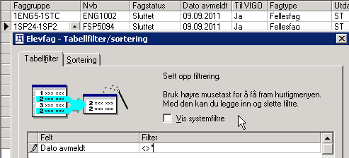 Avbruddsdato på modulen Dato avmeldt Den dato studenten avbryter modulen.