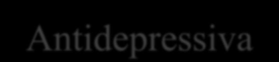 Depresjon - Antidepressiva Diagnostikk viktig - kartlegging 40 50 % av pas i sykehjem bruker antidepressiva.