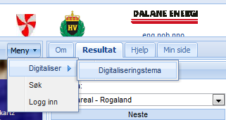 3.1.3 Starte digitalisering NB! Før en starter digitaliseringen må man være zoomet og panorert til det stedet som skal digitaliseres.