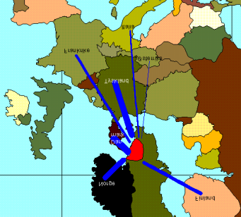 Västra Götalandsregionen IMPORT Importen fra Västre Götalandsregionen til 7 land er vist i tabellen og på kartet nedenunder.