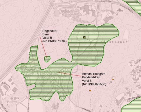 Arendal kommune Reguleringsplan Arendal kirkegård Figur 3.