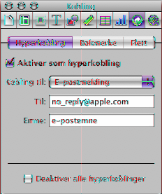 Kobling til en forhåndsadressert e-postmelding Du kan legge til en hyperkobling du kan klikke for å opprette en forhåndsadressert e-postmelding i standard-e-postprogrammet ditt.