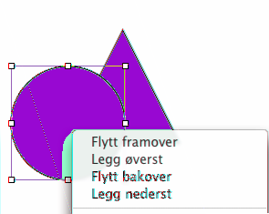 Tastatursnarveier og kontekstmenyer Du kan bruke tastaturet til å utføre mange menykommandoer og oppgaver i Pages.