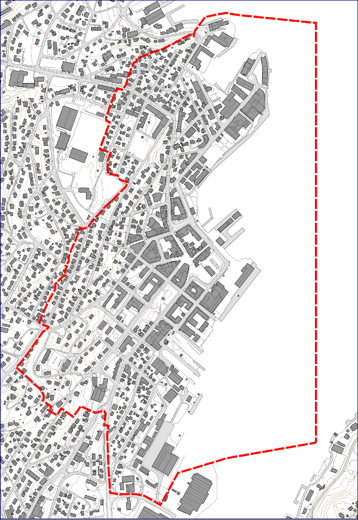 3. Harstad sentrum i dag 3.1. Beliggenhet og planavgrensning I forbindelse med rulleringen av kommuneplanens arealdel 2010-2014 ble sentrum avgrenset.