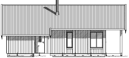 Bebyggelsen som ønskes bygd på HU 3: Fritidsbolig «Prinsen» på tomt nr. 13-18 Fritidsbolig «Kvitebjørn 2.