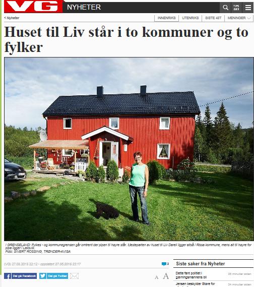 Trøndelag og Nord- Trøndelag» VG, 28.08.